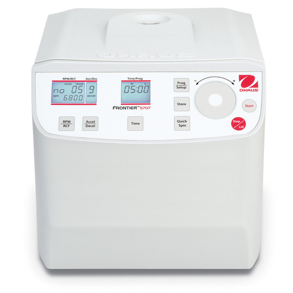 Ohaus Frontier 5000 Series FC5707 Multi Centrifuge Closed Lid Top Front View