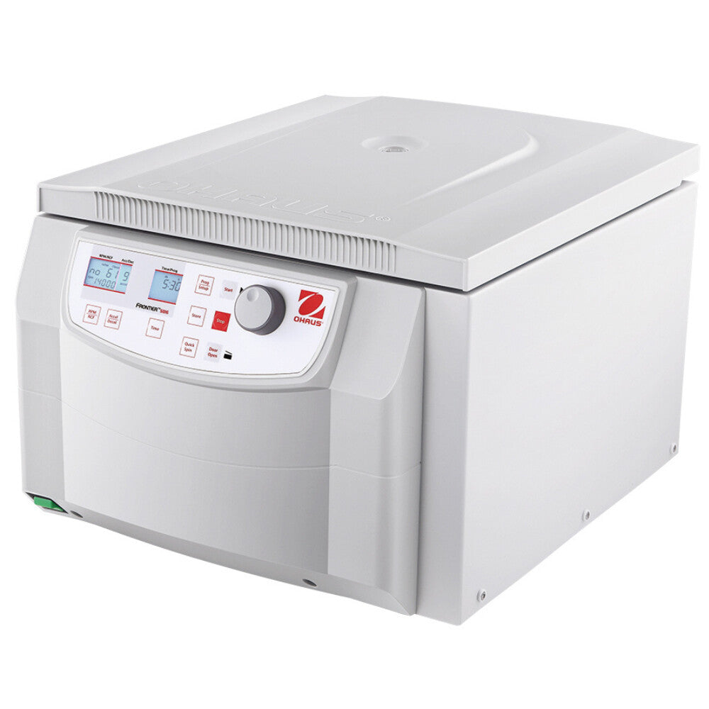 Ohaus Frontier 5000 Series FC5816 Multi Pro Centrifuges Closed Lid Angled Left Top Front View