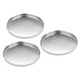 Ohaus MB Series 7mm Reusable Pans x 3 Sitting Separately on Surface
