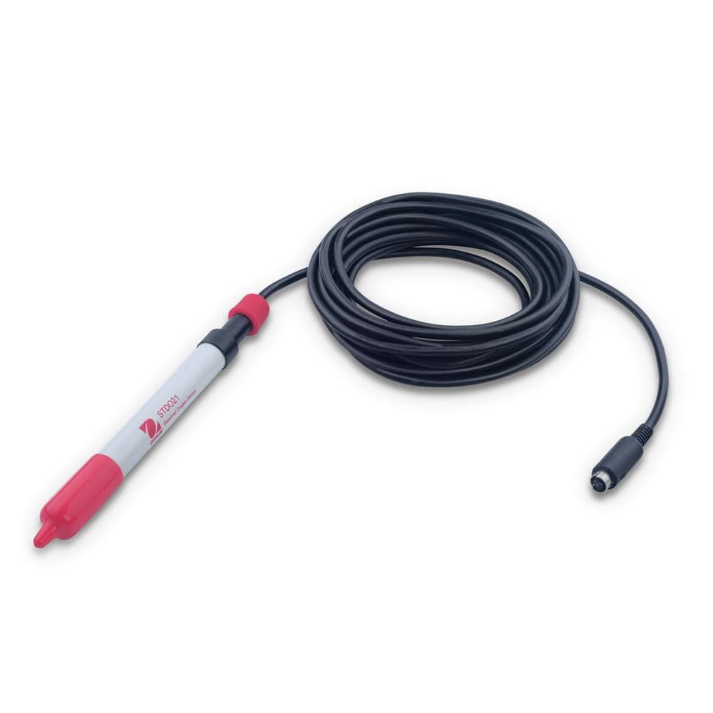 Ohaus STDO21 Optical Dissolved Oxygen Electrode with Protective Cap & Coiled Cable