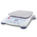 Ohaus Scout SJX Jewellery Scale External Calibration Large Pan Angled Left Top Front View