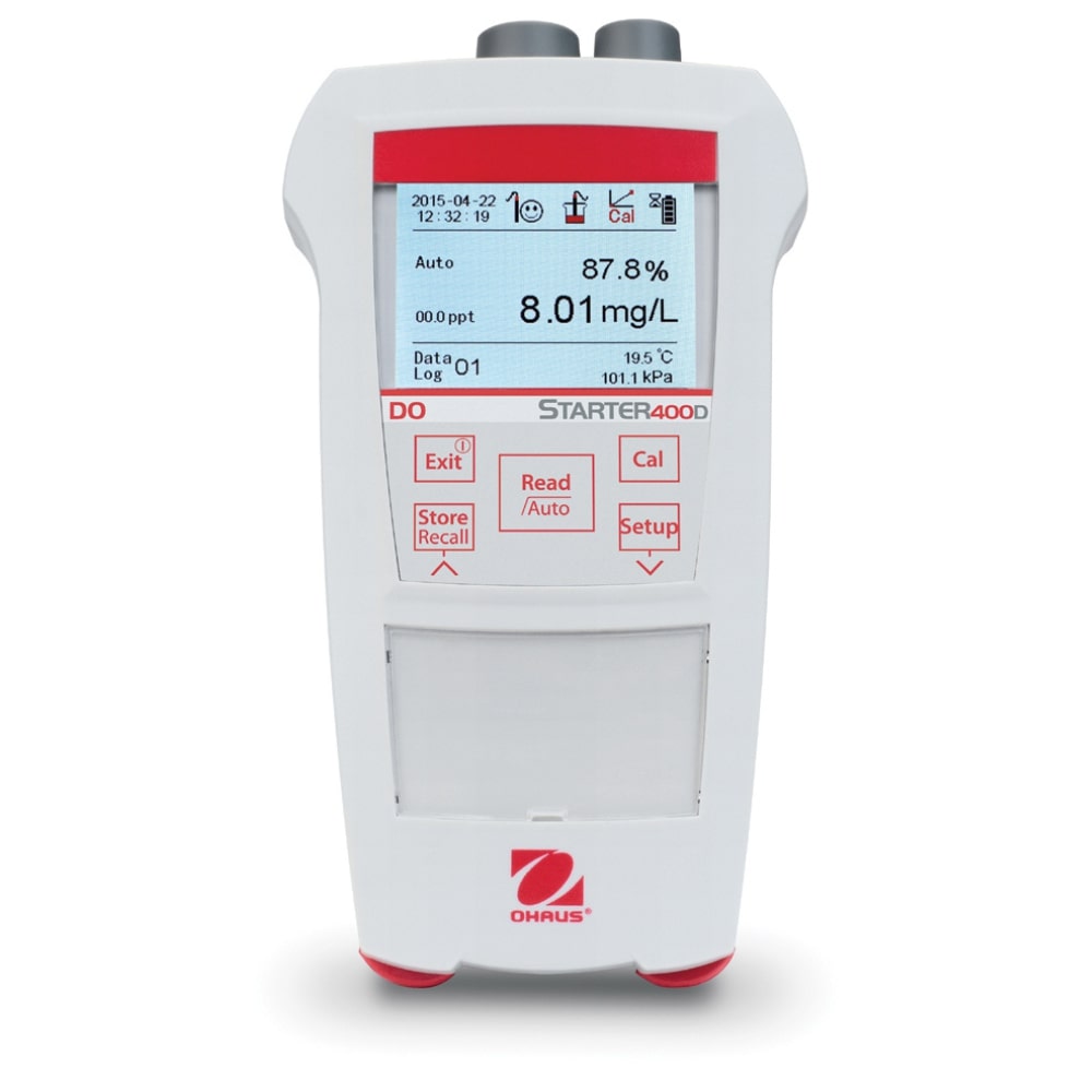Ohaus Starter ST400D Dissolved Oxygen Portable Meter Standing Upright Front View