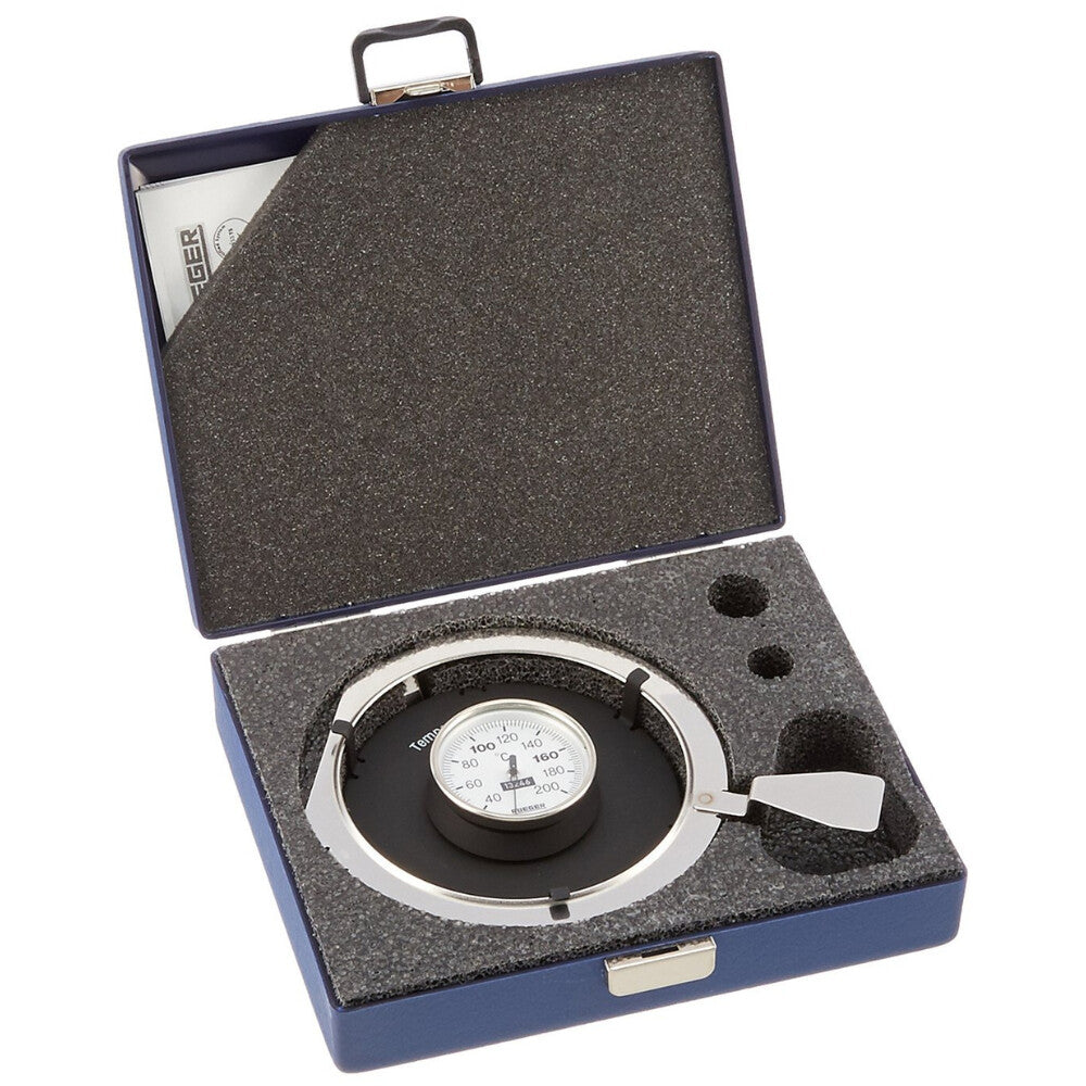 Ohaus Temperature Calibration Kit Open Lid Angled Right Top Front View