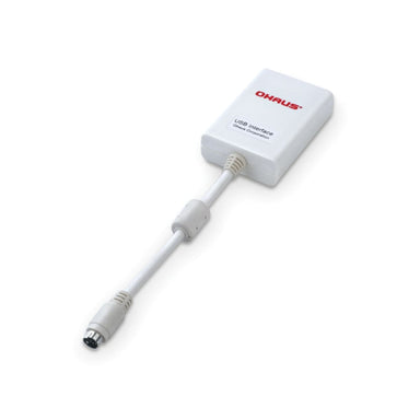 Ohaus USB Host Interface Kit for Flash Drive Sitting on Flat Surface Angled Left Top View