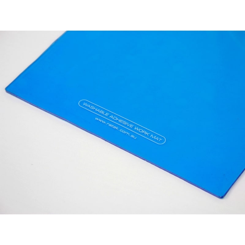 Ratek AWM33X16 Washable Adhesive Work Mat Top Angled View