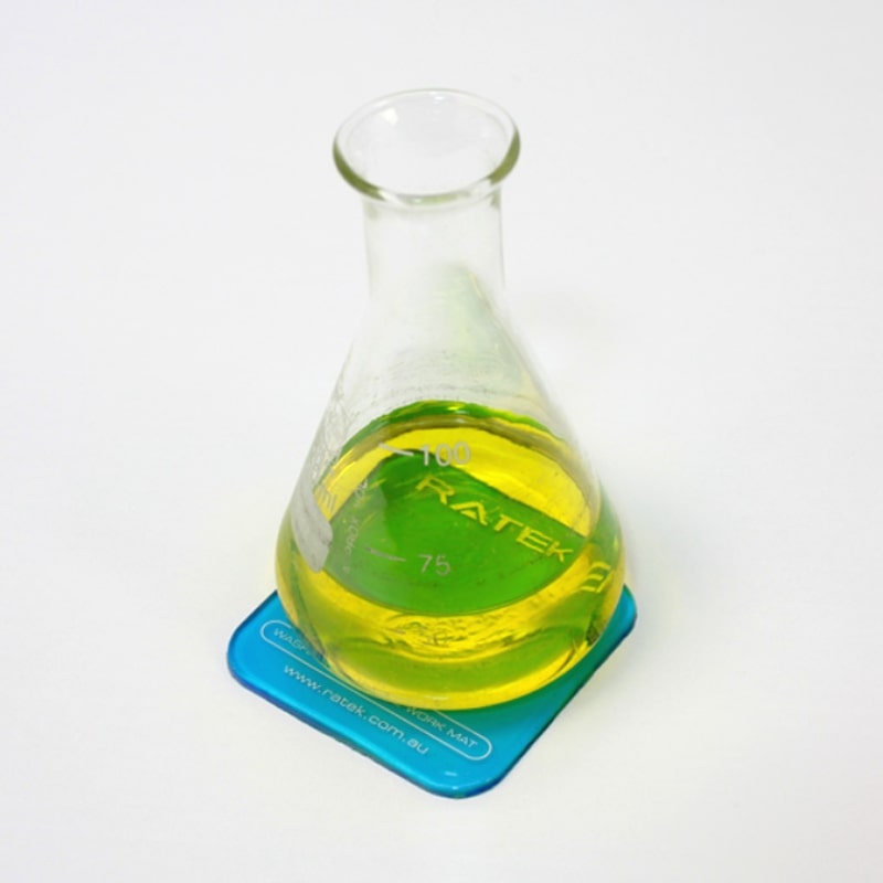 Ratek AWM6X6 Washable Adhesive Work Mat with Flask Top View