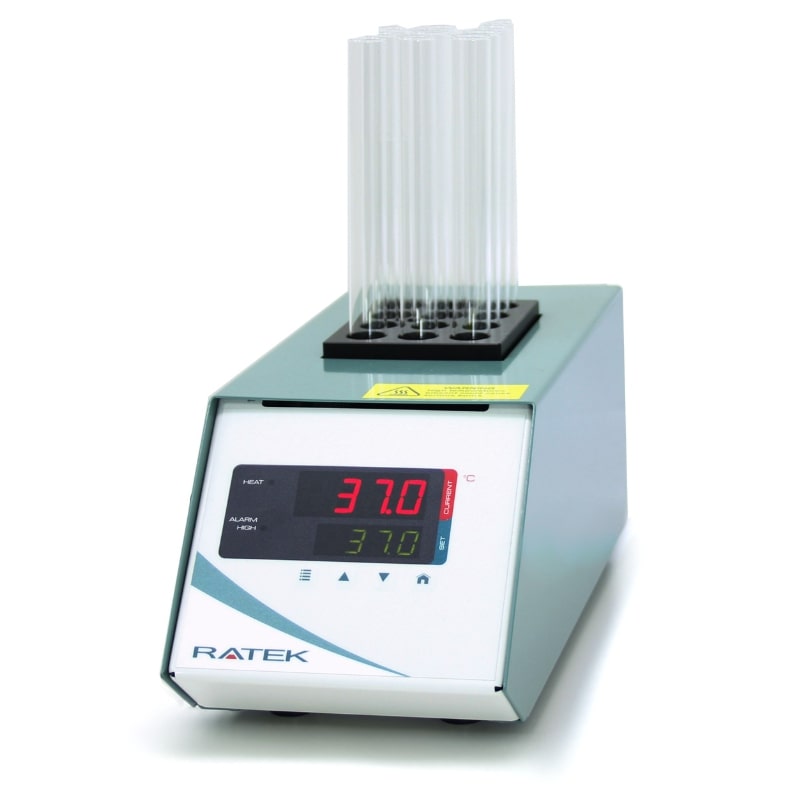 Ratek DBH1000D Precision Dry Block Heater -1 Block Front Angled View