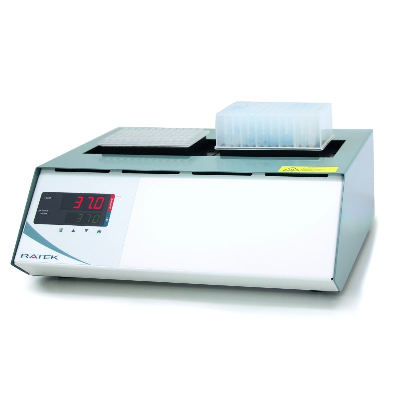 Ratek DBH4000D Precision Dry Block Heater - 4 Block Front Angled View