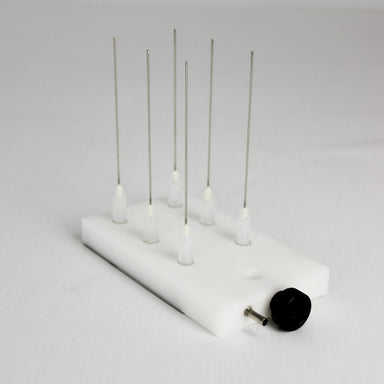 Ratek EM6 Evaporation Manifold to Suit Blocks with 6 Holes Front Angled View