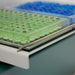 Ratek MPS1 Micro-Plate Vortexer Showing Stainless Steel Locating Spring Top Angled View