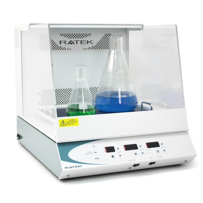 Ratek OM11 Medium Digital Shaking Incubator Front Angled View