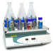 Ratek OM7 Large Digital Orbital Shaker with TCT7 Tulip Clip Tray Front Angled Top View