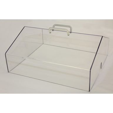 Ratek PLS20 Clear Polycarbonate lid for SWB20D Front Angled View
