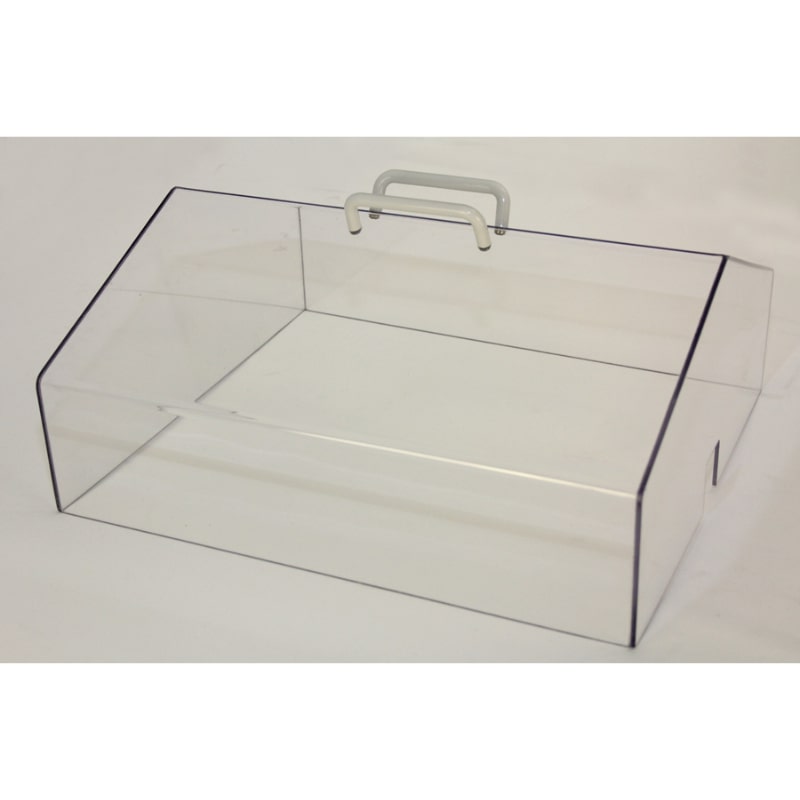Ratek PLS20 Clear Polycarbonate lid for SWB20D Front Angled View