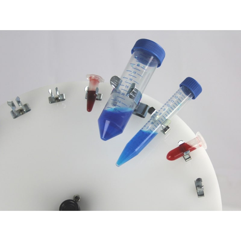 Ratek RSM7DC Disc with Tubes Held into Place by Clips Front Angled View