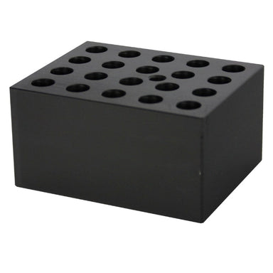 Ratek SB10.5 Standard Block 20 x 10.5ml Holes Top Angled View