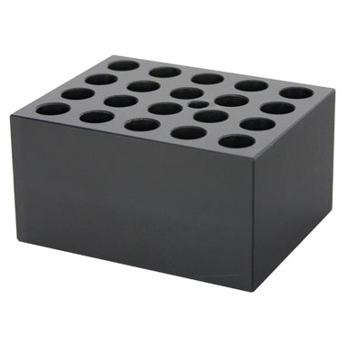 Ratek SB12 Standard Block 20 x 12ml Holes Top Angled View