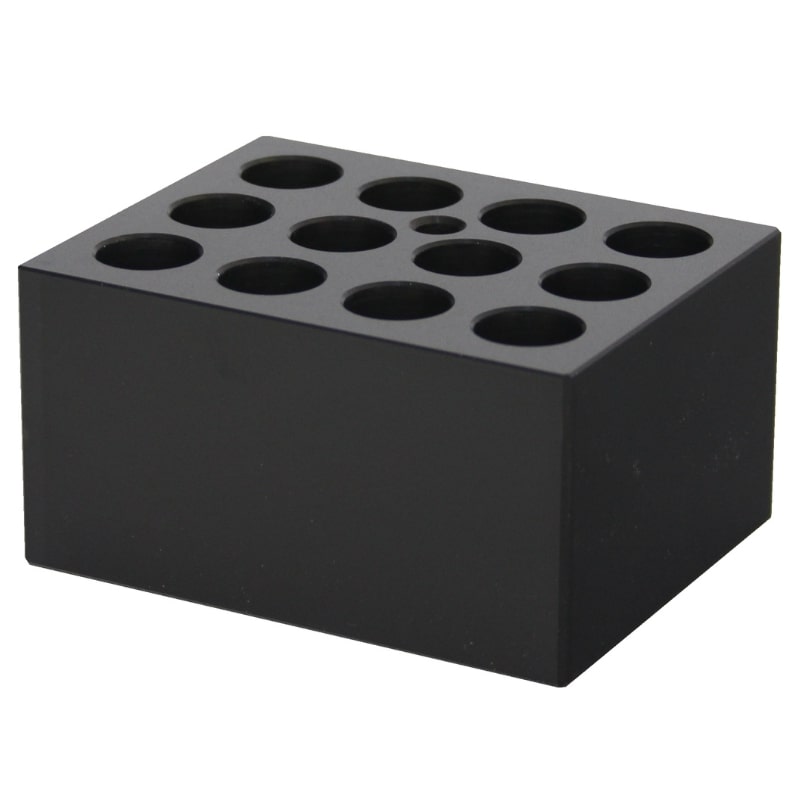 Ratek SB15 Standard Block 12 x 15ml Holes Top Angled View