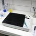 Ratek WT2500 Compact Digital Slide Warmer sitting on Laboratory Bench Top Front Angled Left View