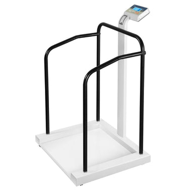 A&D Weighing AMH-4000 Bariatric Stand-on Scale Angled Left Front Side View